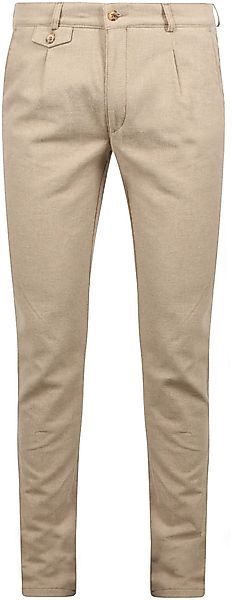 Suitable Chino Pico Pleat Flanel Sand - Größe 50 günstig online kaufen