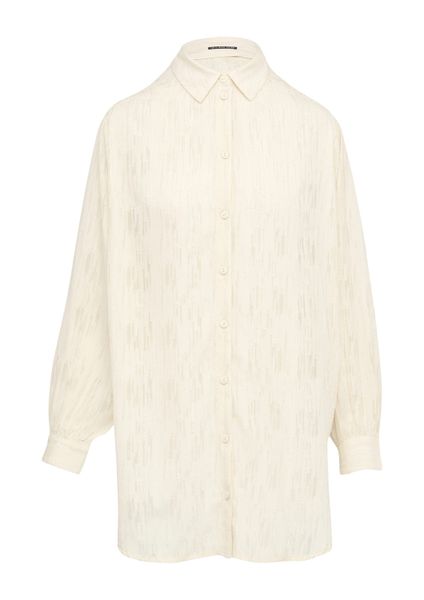 QS Langarmbluse Bluse Leicht transparente Longbluse günstig online kaufen