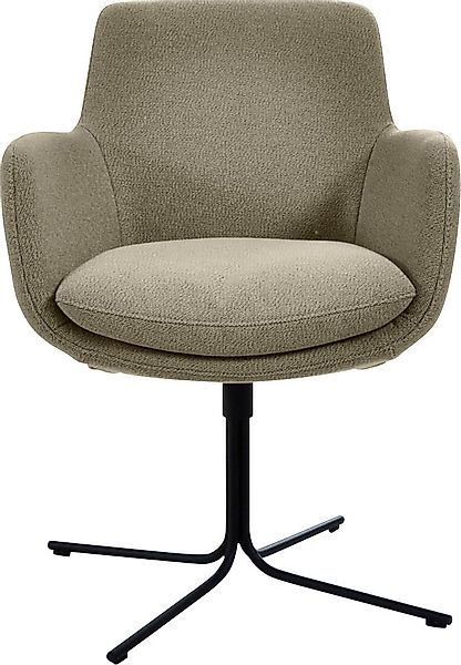 K+W Komfort & Wohnen Drehstuhl "Pego", Flachgewebe Q2 2250, filigranem 4-Fu günstig online kaufen