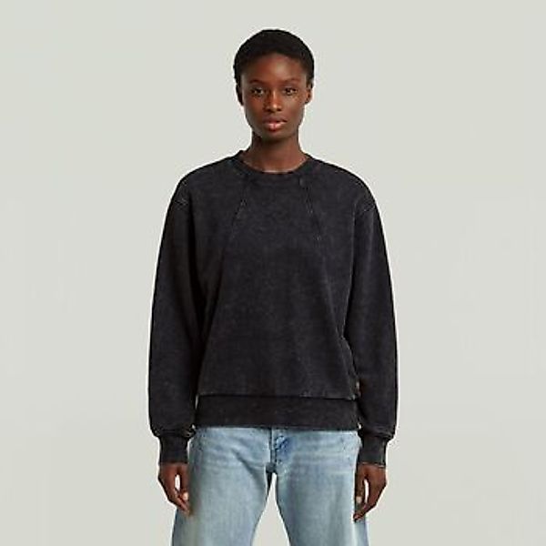 G-Star Raw  Sweatshirt D27173-D969 WASHED A LINE SCRIPT-H590 BLACK SMOKEY günstig online kaufen