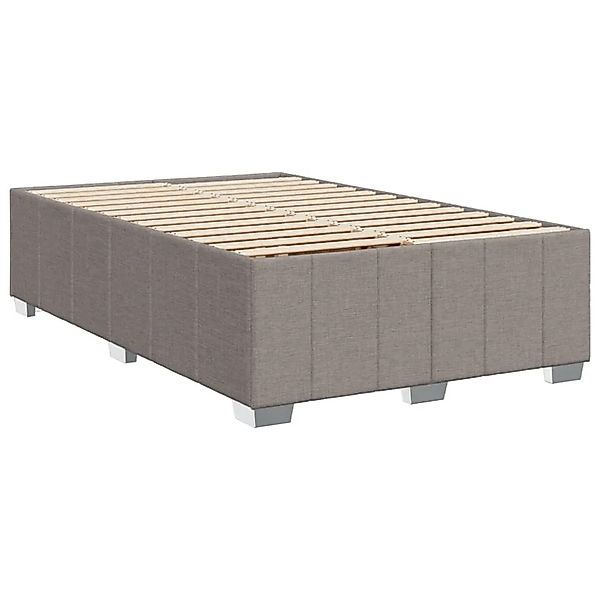 vidaXL Bettgestell Ohne Matratze Taupe 120x190 cm Stoff 3284822 günstig online kaufen