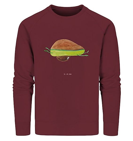 Mr. & Mrs. Panda Longpullover Avocado Yoga Größe M - Burgundy - Geschenk, S günstig online kaufen