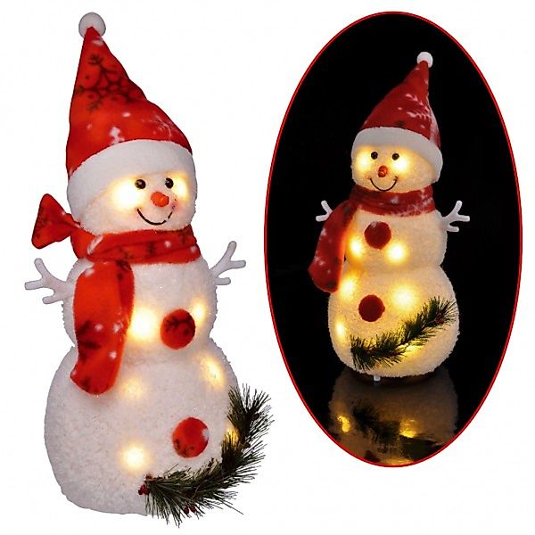 Haushalt International LED-Dekofigur LED Schneemann Weihnachtsdeko günstig online kaufen