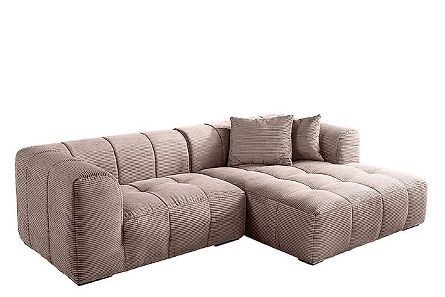riess-ambiente Ecksofa ZERO GRAVITY 240cm greige · 3-Sitzer Couch in L-Form günstig online kaufen