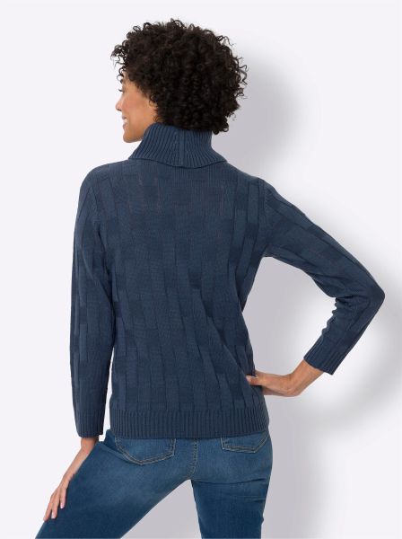 Sieh an! Strickpullover Rollkragen-Pullover günstig online kaufen
