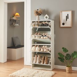 en.casa Schuhkipper, »Lund« mit 4 verspiegelten günstig online kaufen