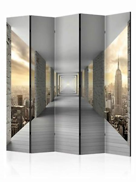 artgeist Paravent Skyward Corridor II [Room Dividers] braun-kombi Gr. 225 x günstig online kaufen