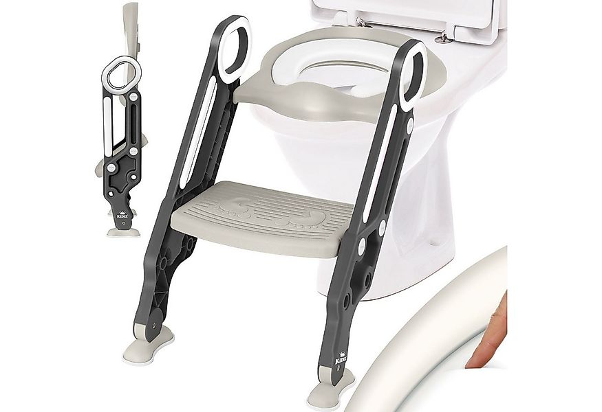 KIDIZ WC-Sitz, Kinder Toilettensitz Toilettentrainer mit Treppe und Griffe günstig online kaufen