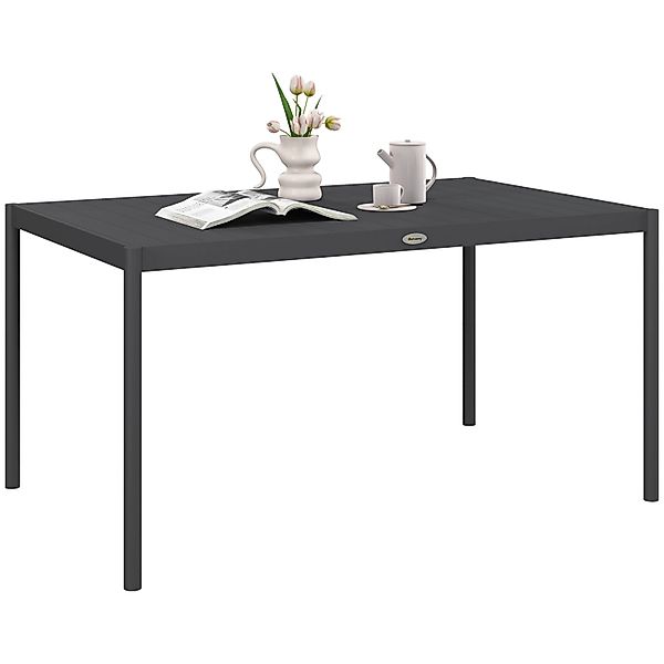 Outsunny Gartentisch Esstisch für 6 Personen günstig online kaufen