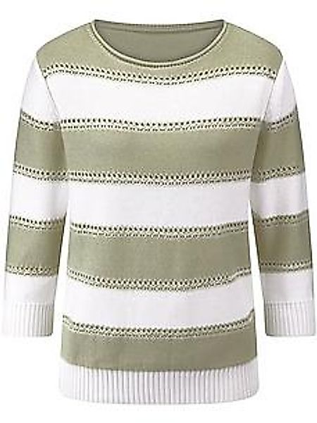 Pullover U-Boot-Ausschnitt Peter Hahn grün günstig online kaufen