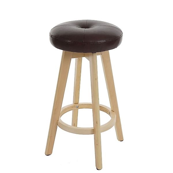 MCW Barhocker Boras Drehbar Bordeaux Helle Beine günstig online kaufen