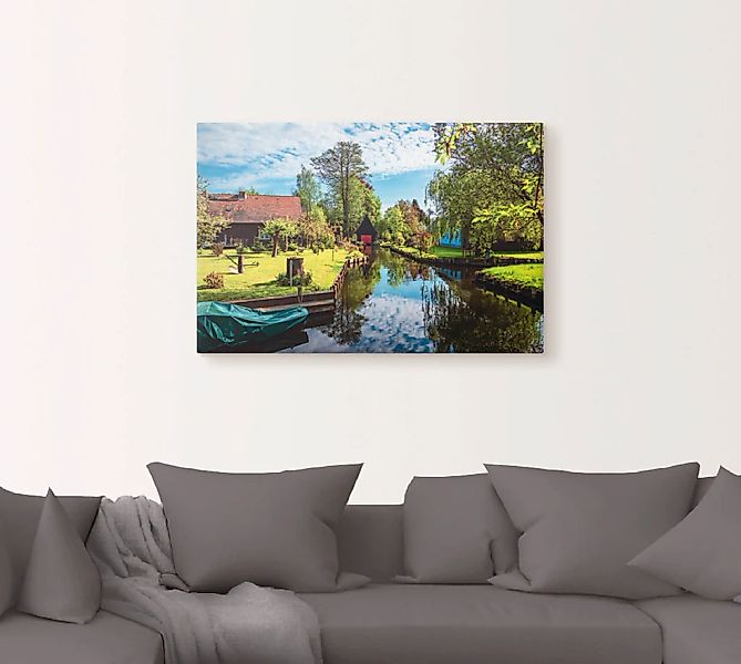 Artland Wandbild "Gebäude im Spreewald in Lehde I", Gebäude, (1 St.), als L günstig online kaufen