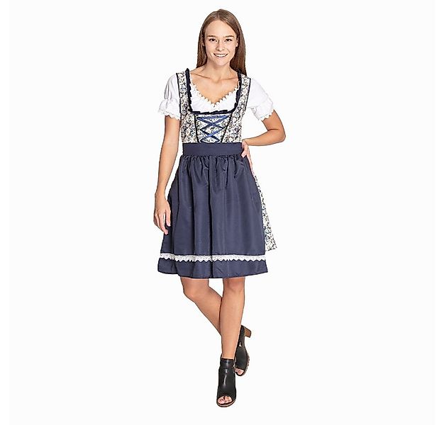 MIESEPETER Trachten-Kostüm, Kostüm-Set bestehend aus Bluse, Kleid und Schür günstig online kaufen
