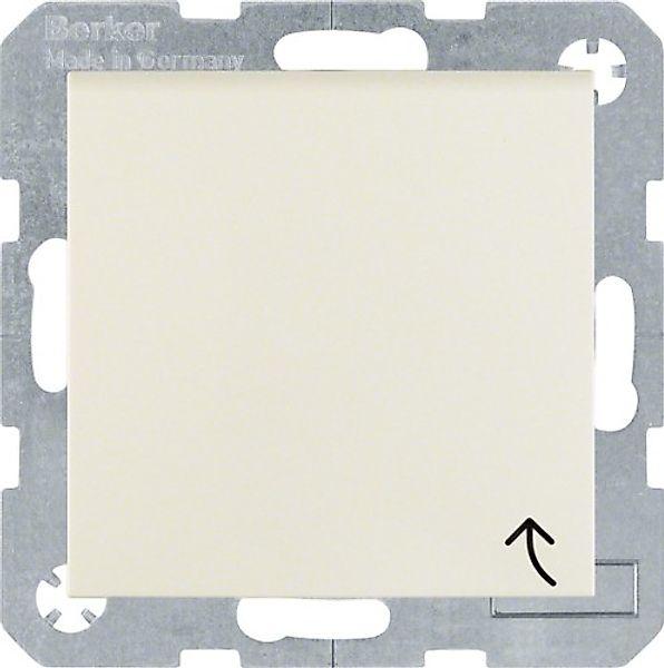 Berker SCHUKO-Steckdose ws/gl mit Klappdeckel 47518982 - 47518982 günstig online kaufen