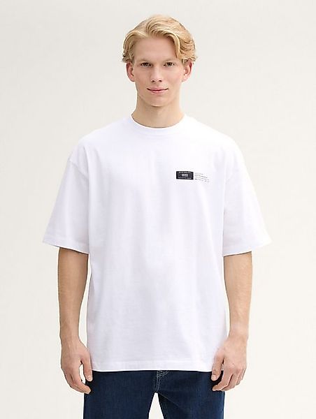 TOM TAILOR Denim T-Shirt Oversize T-Shirt mit Rücken-Print günstig online kaufen