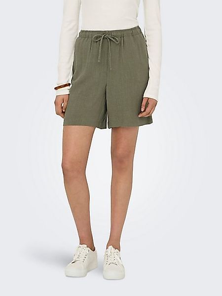 ONLY Shorts ONLSIESTA MW PULL-UP LINEN BL SHORTS OS mit Leinen günstig online kaufen