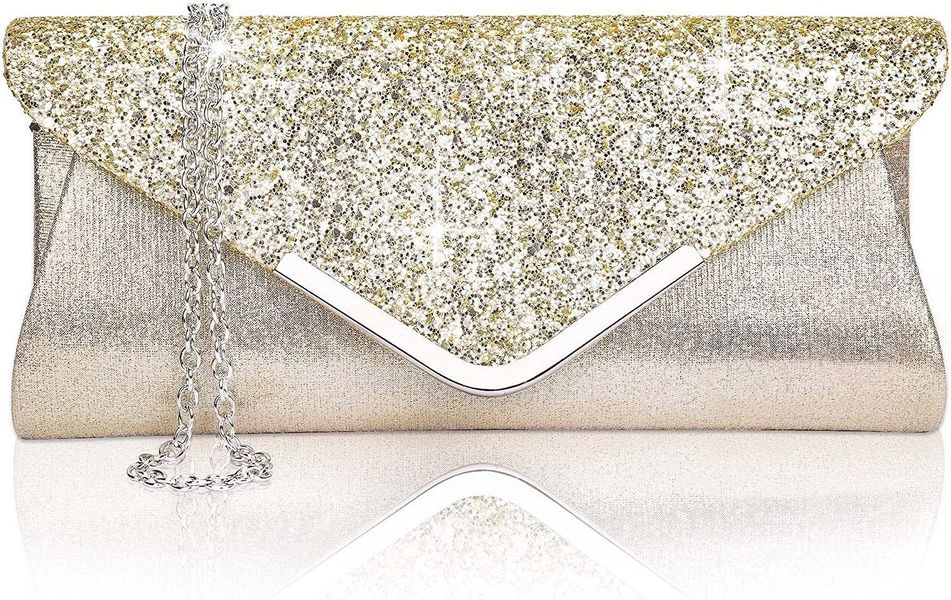 Coonoor Abendtasche Frauen Glitter Umschlag Clutch günstig online kaufen