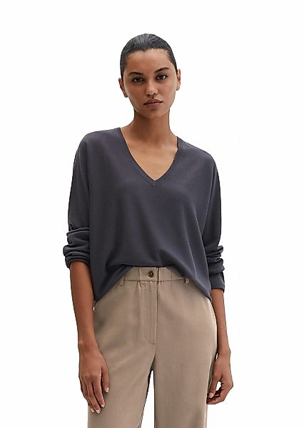 Marc OPolo Strickpullover "aus Merinowolle-Viskose-Mix" günstig online kaufen