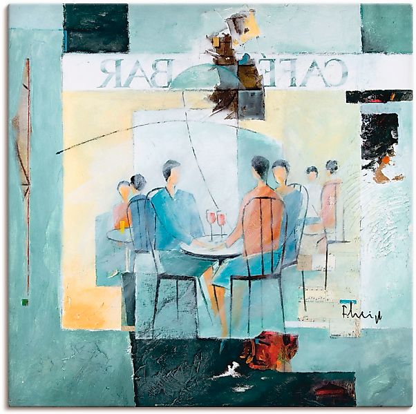 Artland Leinwandbild "Geschmack von Zitronen" Gruppen & Familien 1 Stk. tlg günstig online kaufen