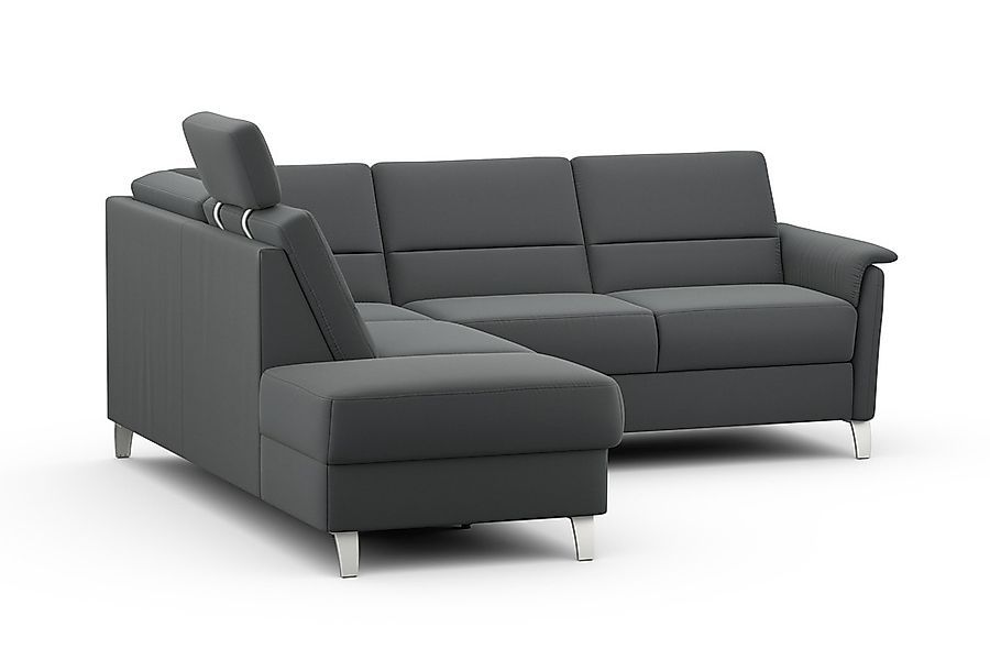 sit&more Ecksofa »Palmera L-Form«, Federkern, wahlweise mit Bettfunktion un günstig online kaufen