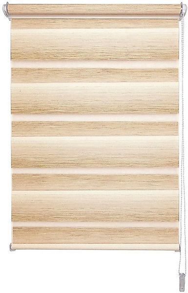 Doppelrollo Farbverlauf, Liedeco, Lichtschutz, ohne Bohren, Klemmfix günstig online kaufen