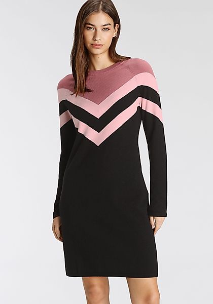 Tamaris Strickkleid lässiger Look mit Rundhalsausschnitt günstig online kaufen