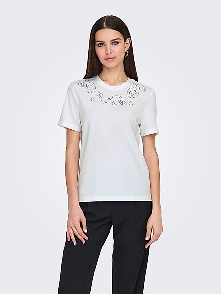 ONLY Kurzarmshirt ONLHOLLIS LIFE S/S O-NECK günstig online kaufen