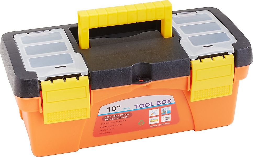 VBS Aufbewahrungsbox Utensilienbox mit Einsätzen und Griff, 25,6x13,2x10,3c günstig online kaufen