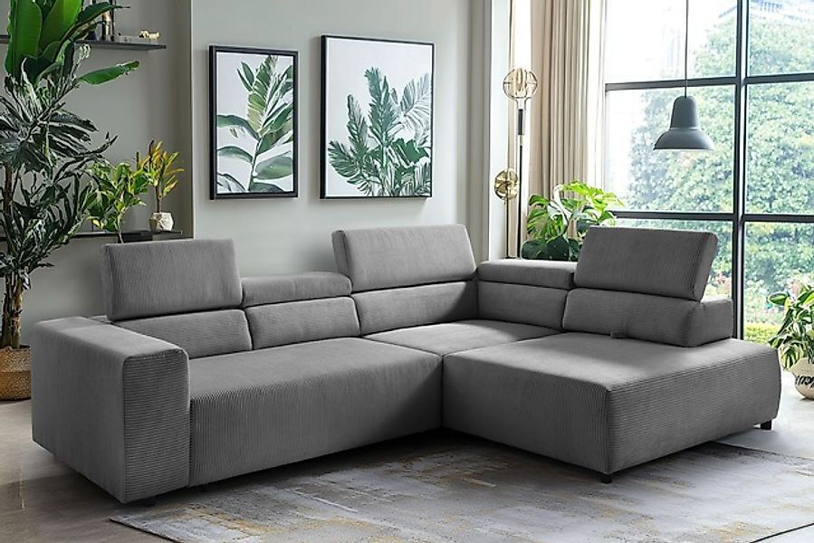 exxpo - sofa fashion Ecksofa »VITTORIO mit Komfortfunktionen, bequem und mo günstig online kaufen