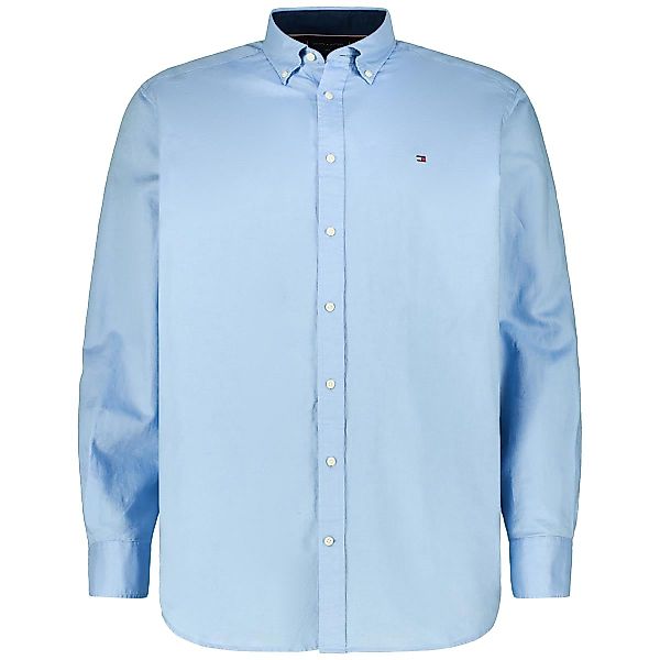 Tommy Hilfiger Freizeithemd mit Leinen Farbe hellblau Größe: 4XL günstig online kaufen