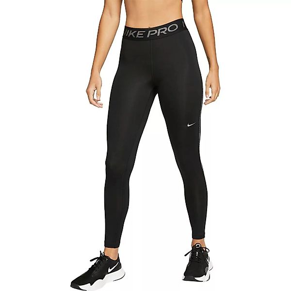 Nike Pro Therma Fit Leggings XS Black / Particle Grey günstig online kaufen