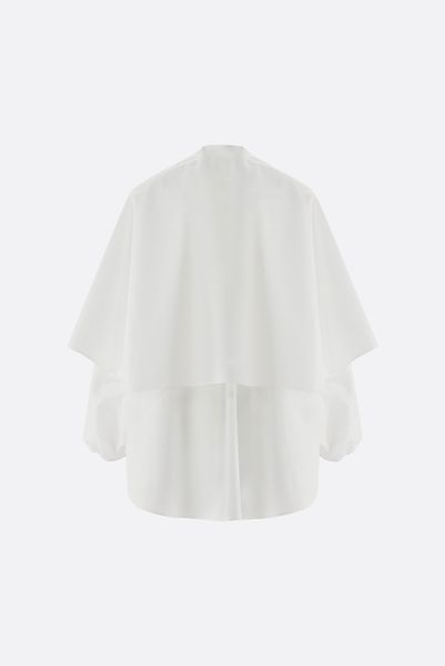 Stehkragenbluse mit Ballonärmeln günstig online kaufen