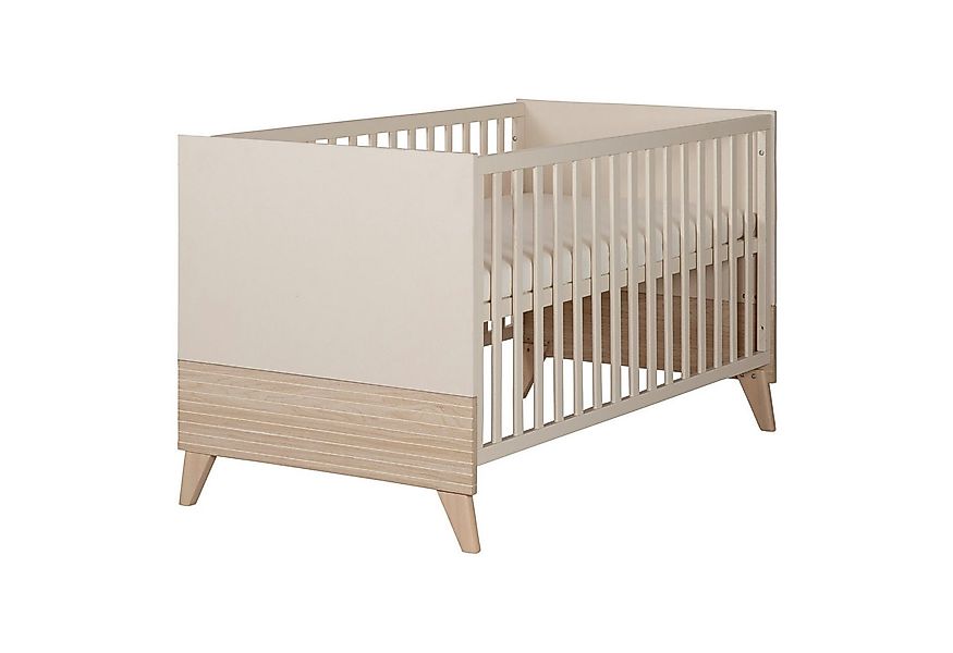 roba® Babybett Sidney 70 x 140 cm - Mitwachsendes Gitterbett mit Füßen aus günstig online kaufen
