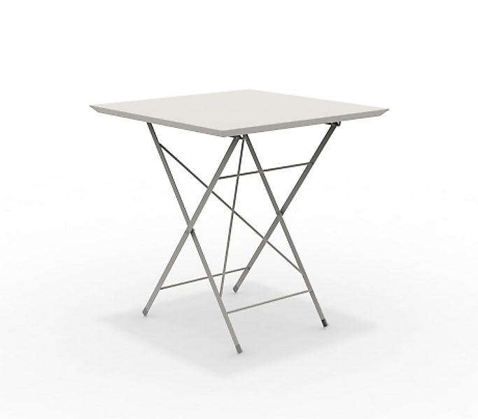 STEP - robuster Outdoortisch klappbar 70x70 cm schlamm günstig online kaufen