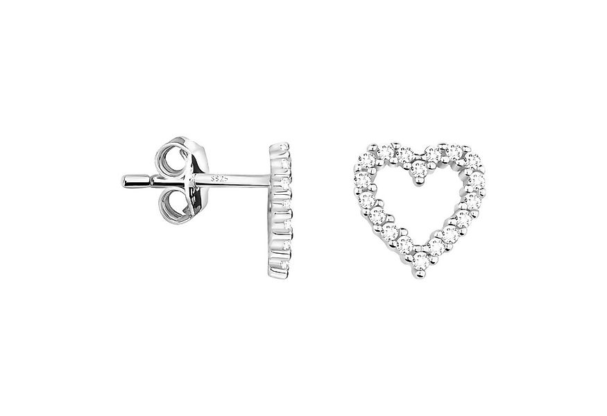 Sofia Milani Paar Ohrstecker Herz, 925 Silber Damen Schmuck - E2118 günstig online kaufen