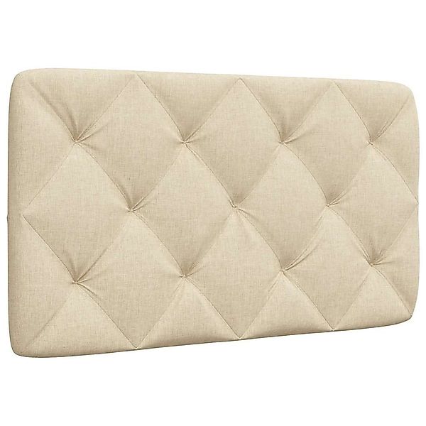 vidaXL Kopfteil Kopfteil-Kissen Creme 90 cm günstig online kaufen