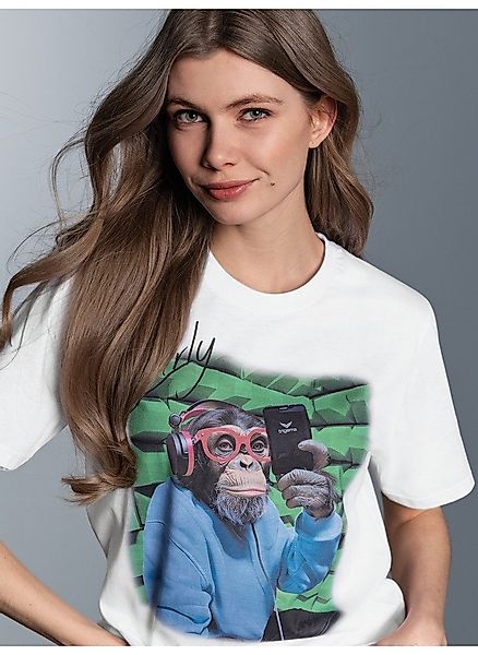Trigema T-Shirt TRIGEMA T-Shirt trigema Affe günstig online kaufen