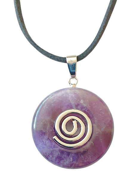 Steinfixx® Lange Kette echter Edelsteindonut 30 günstig online kaufen