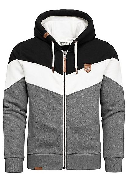 Amaci&Sons Kapuzenpullover ARDMORE Sweatjacke im Block-Design günstig online kaufen