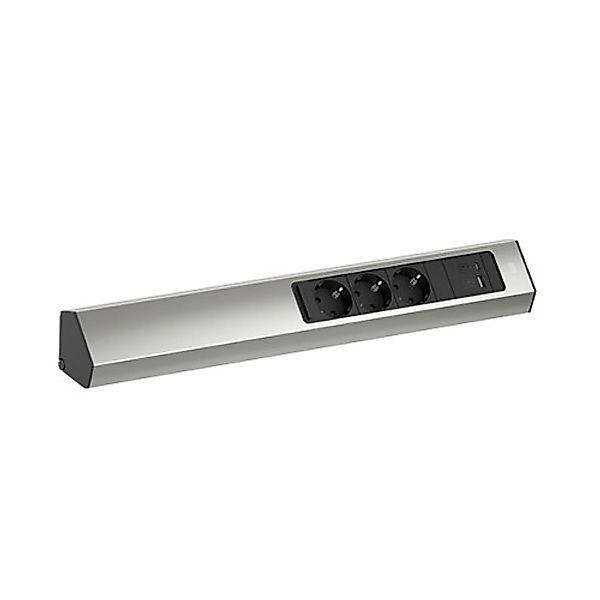 Bachmann CASIA Steckdosenleiste 2m Edelstahl-Optik 932.006 - 932006 günstig online kaufen