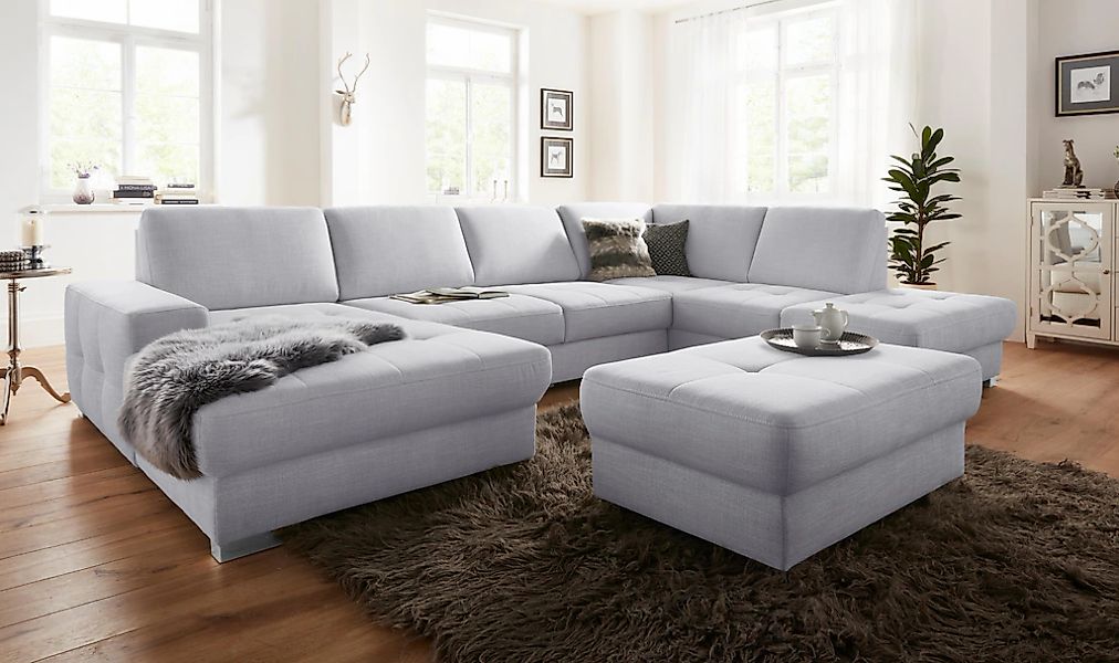 sit&more Wohnlandschaft »Santorini U-Form« mit Federkern und Sitztiefenvers günstig online kaufen