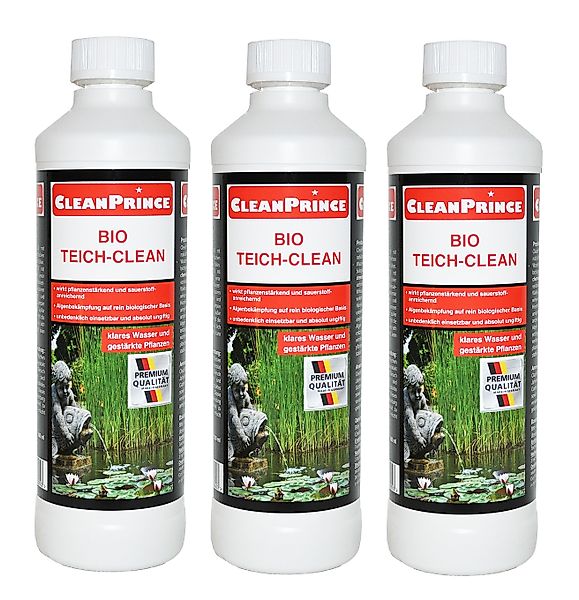 CleanPrince Algenbekämpfung Bio Teichclean, biologischer Teichreiniger, günstig online kaufen