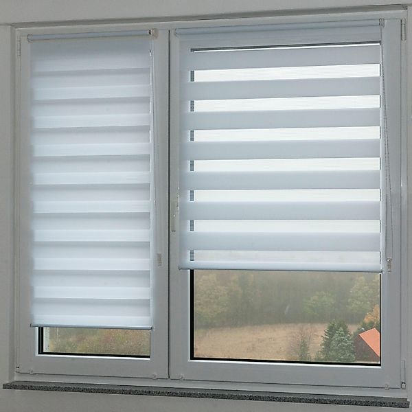Kutti Doppelrollo »Sola«, Lichtschutz, ohne Bohren, freihängend, DUO-Rollo, günstig online kaufen