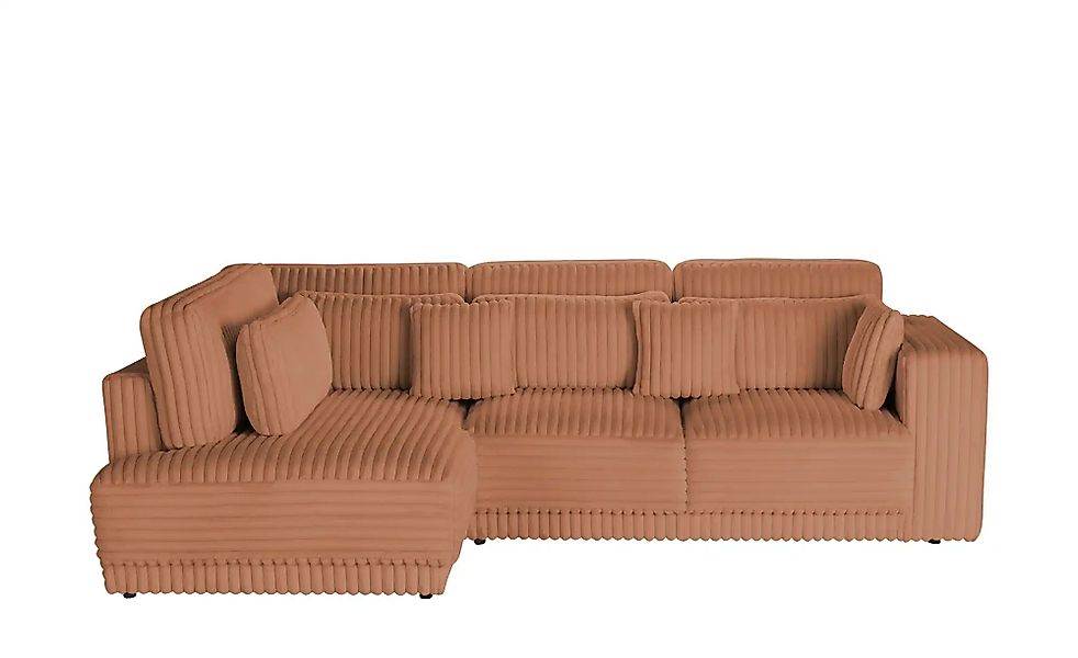 switch Ecksofa  in modernem Breitcord Torrino  ¦ rot ¦ Maße (cm): B: 300 H: günstig online kaufen