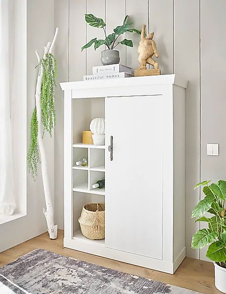 Home affaire Highboard "RAVENNA", im romantischen Landhausstil, Griffe aus günstig online kaufen