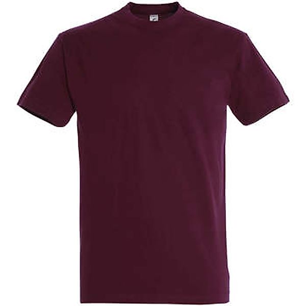 Sols  T-Shirt IMPERIAL camiseta color burdeos-100% algodón semi-peinado günstig online kaufen