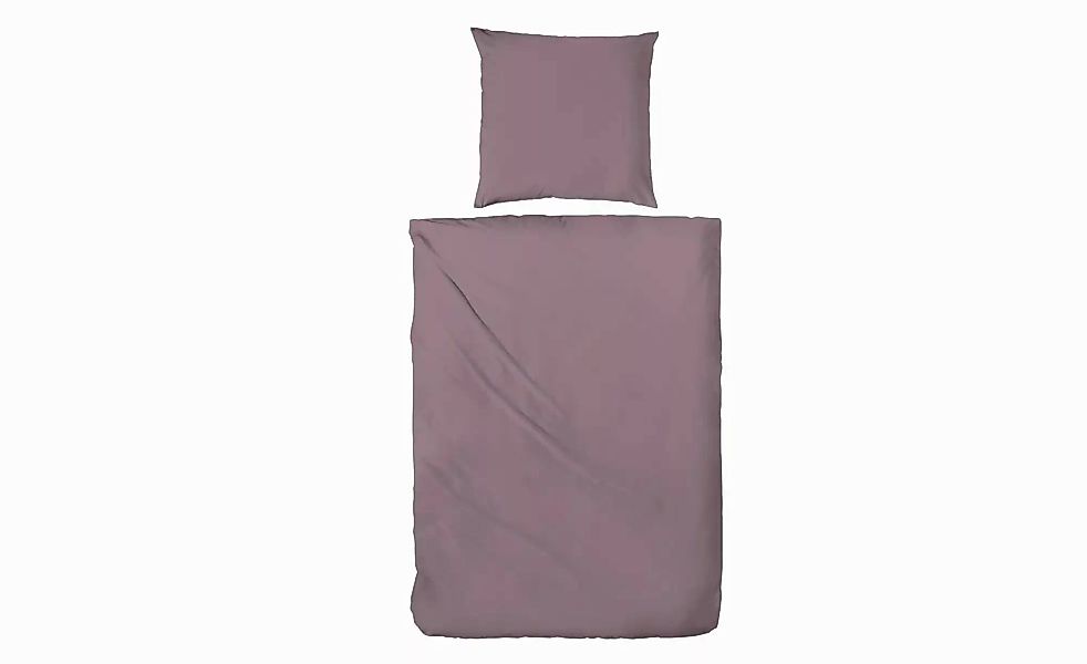 Flanell Bettwäsche-Set   ¦ lila/violett ¦ Maße (cm): B: 155 H: 1 Bettwaren günstig online kaufen