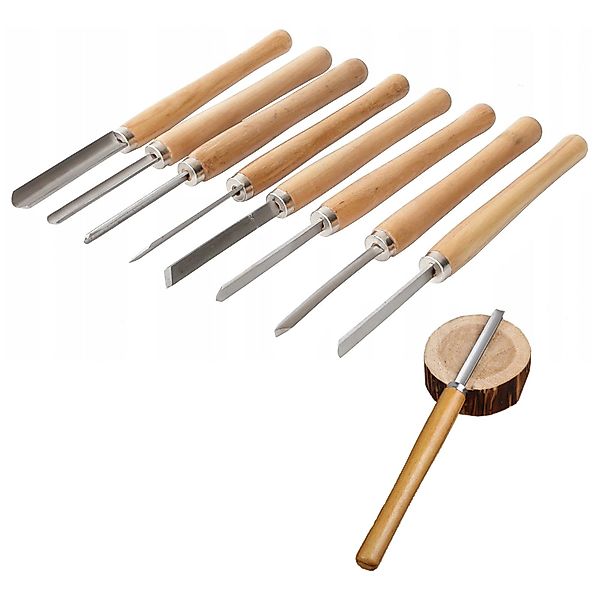 MODFU Drechselbank 8 Stück Drechselwerkzeug Set günstig online kaufen