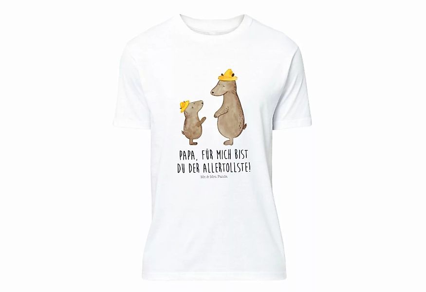 Mr. & Mrs. Panda T-Shirt Bären mit Hut - Weiß - Geschenk, Sohn, T-Shirt, Ge günstig online kaufen