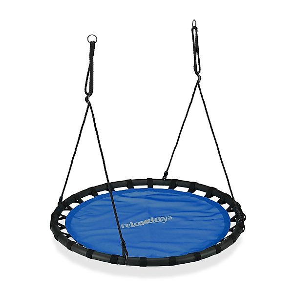 relaxdays Nestschaukel 120cm, Blau günstig online kaufen